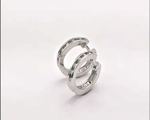 Buy White Diamond Earrings _ Katarina