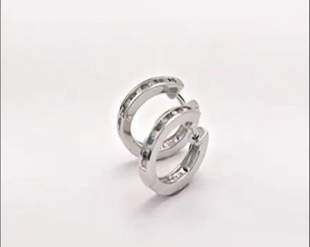 Buy White Diamond Earrings _ Katarina