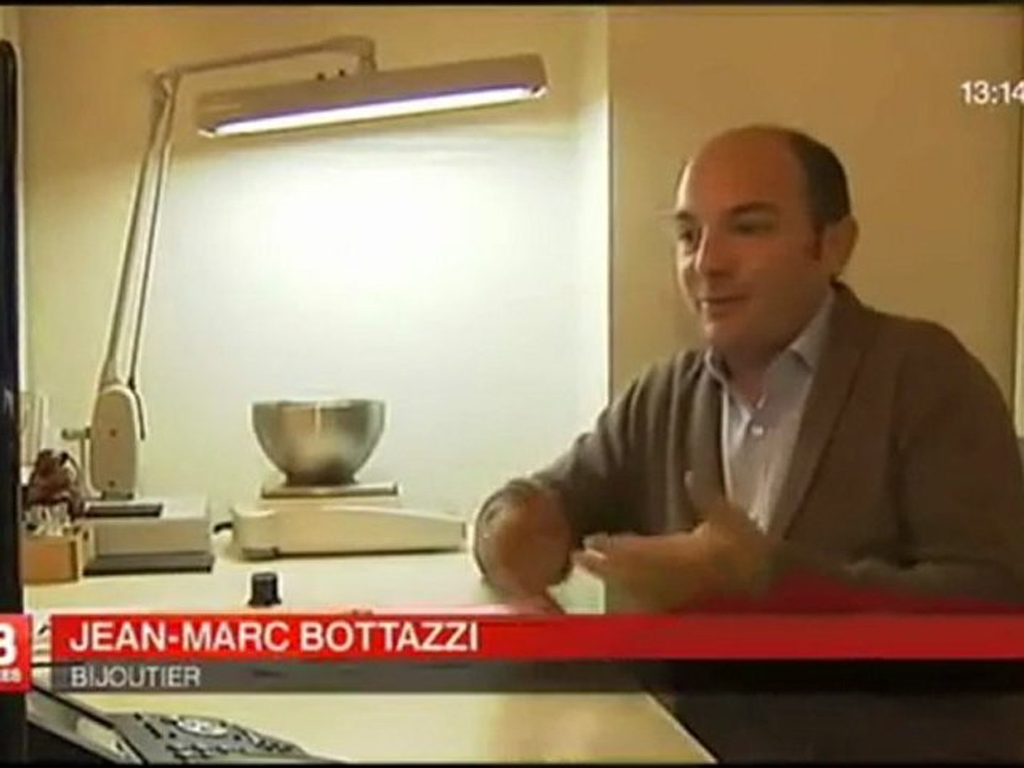 achat or paris Bijouterie Jean-Marc Bottazzi au JT DE 13H sur France 2 "la  baisse de l'or" - Vidéo Dailymotion