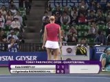 Agnieszka Radwanska en demi-finale à Tokyo