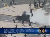 Entre disturbios y protestas se negocia reforma educativa