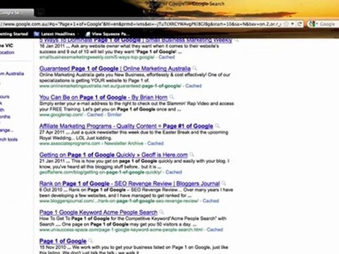 Get listed on Page 1 of Google