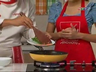 tranchau_Đậu cove xào thịt heo