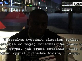 Steve Cunningham before facing Yoan Pablo Hernanez