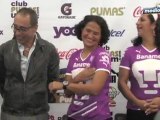 Medio Tiempo.com - Se unen Pumas a lucha contra el cáncer de mama con nueva playera, 29 de Septiembre del 2011