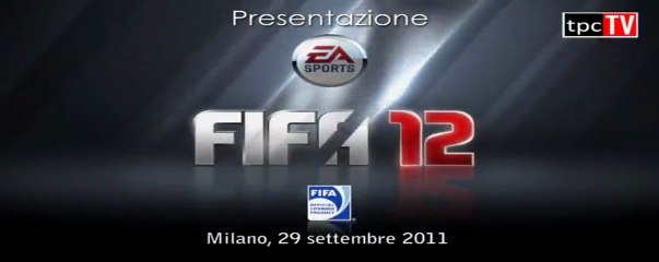 FIFA12 Presentazione ufficiale EA a Milano con Giampaolo Pazzini
