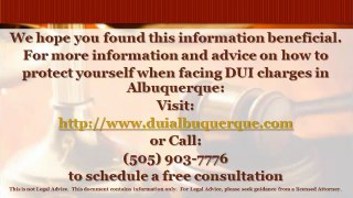 Albuquerque DUI Attorney Declares Hiring a Private Attorney is your Best DUI Defense