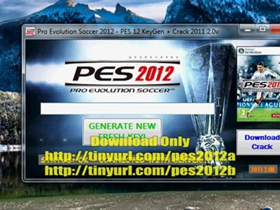 Pro Evolution Soccer 2012 - PES 12 KeyGen + Crack 2011 2.0v