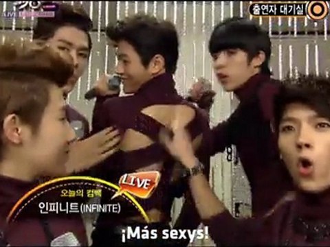 [30.09.2011] KBS Music Bank Backstage - Infinite