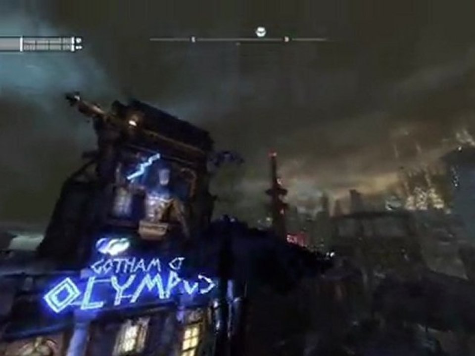 Batman Arkham City Steel Mill Glide gameplay