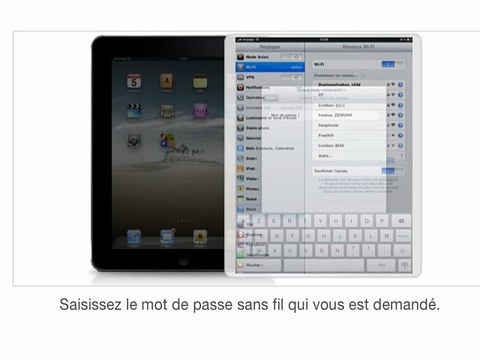 Se connecter en Wi-Fi avec un iPad