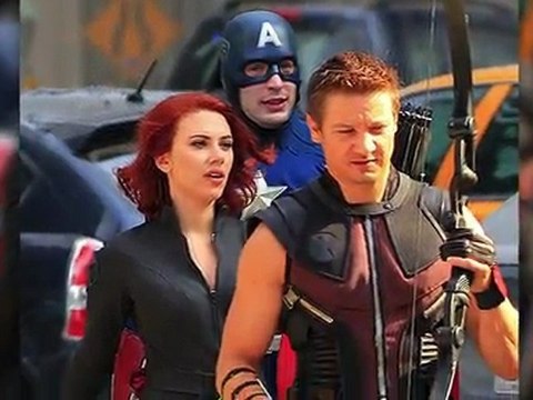 Scarlett Johansson in Sexy 'Avengers' Outfit