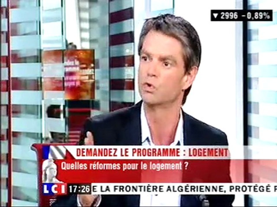 Débat sur logement : Bessac (PCF) face au ministre Benoist Apparu sur LCI