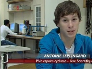 Les étudiants du Pôle Espoirs Cyclisme de Vendée