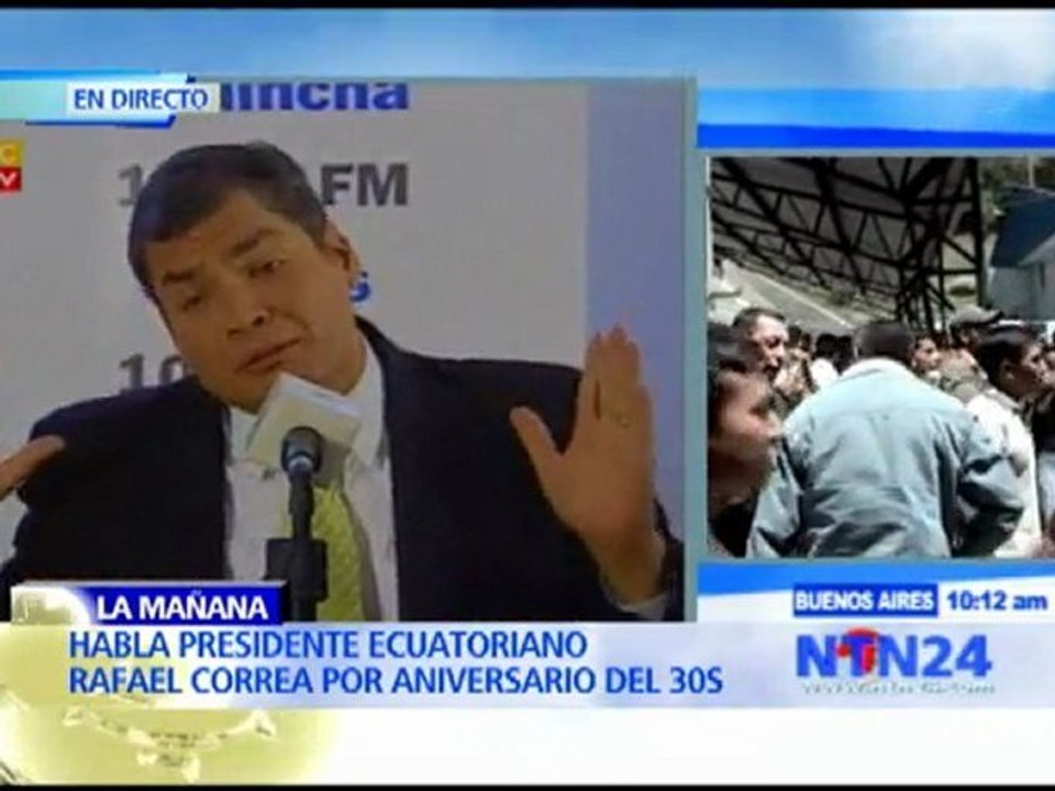Ecuador recuerda el 30-S como uno de los días más negros de su historia (1/2)