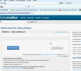 video yükleme