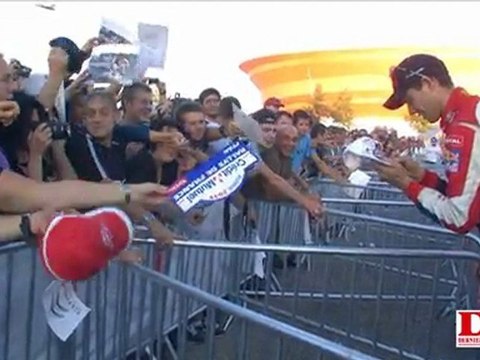 Sébastien Ogier prend un bain de foule au zénith de Strasbourg