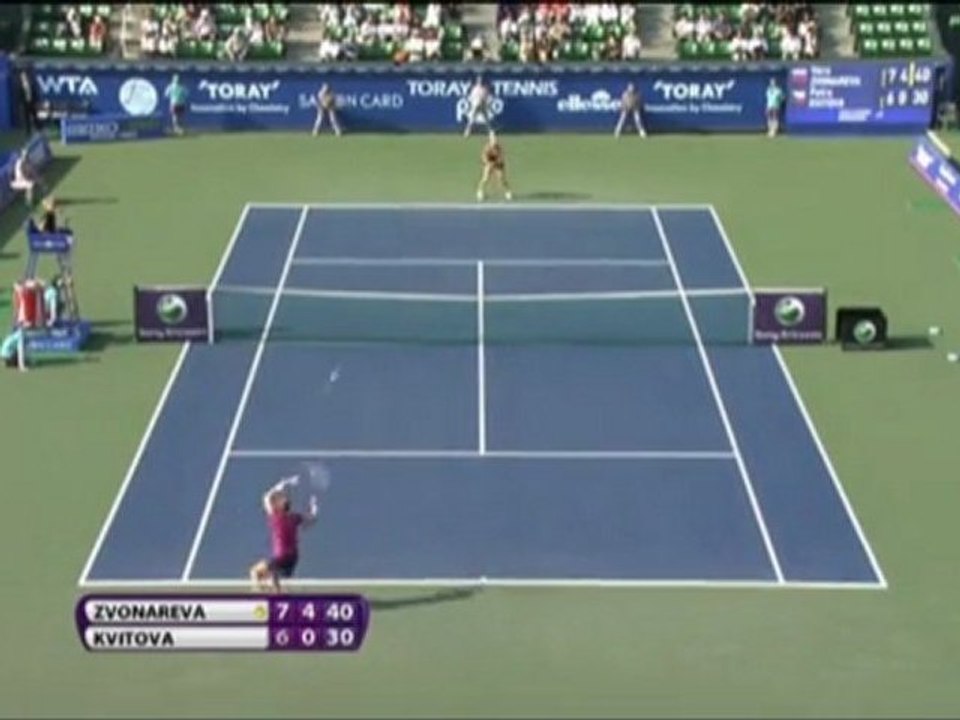 Tokio - Zvonareva bucht das Finale