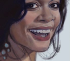 Speedpainting - Rosario Dawson