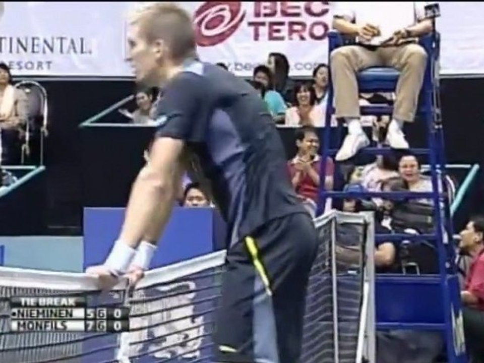 Monfils batte Nieminen - Bangkok, quarti
