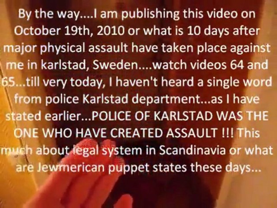PART 67 - KARLSTAD, SWEDEN IN 2010(part one) OR WHERE I WAS ABDUCTED FROM MIAMI IN 1998(psychiatric hospital for human experimentation procedures and illegal brain implants on behalf of governments which were performed on me).