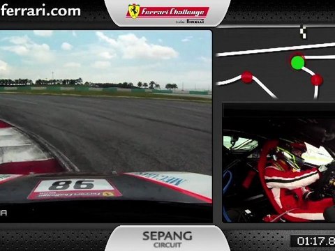 Autosital - Ferrari Challenge Asie-Pacifique, tour embarqué du circuit de Sépang - VO