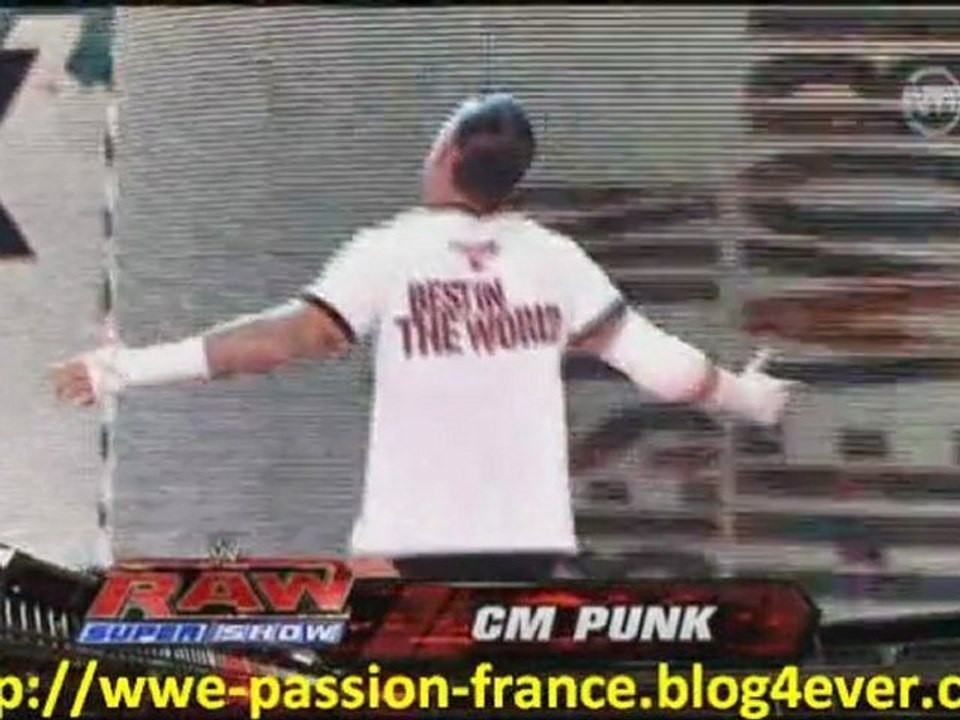 Main Event du Catch attack Raw 30/09/11