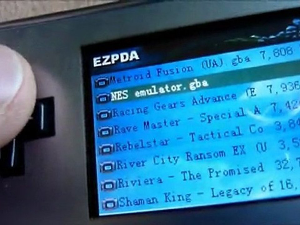 Test GBA EZ-FLASH IV