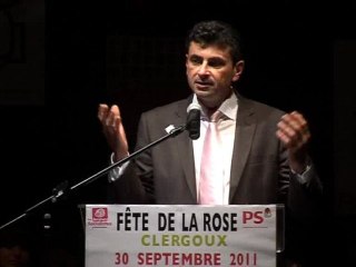 AMBIANCE et DISCOURS à la FETE DE LA ROSE  à CLERGOUX