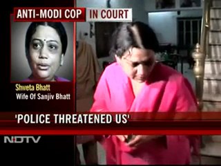 The police threatened us: Sanjeev Bhatt's wife