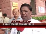 A weak Whistleblowers Bill?