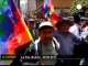 Bolivians show their support for President... - no comment