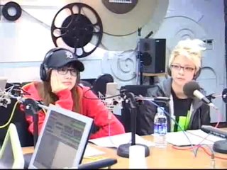 Amber Laughing at Her Talking Part in Beautiful Goodbye