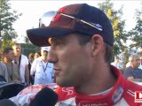 Le leader Sébastien Ogier revient sur la deuxième journée du Rallye d'Alsace 2011