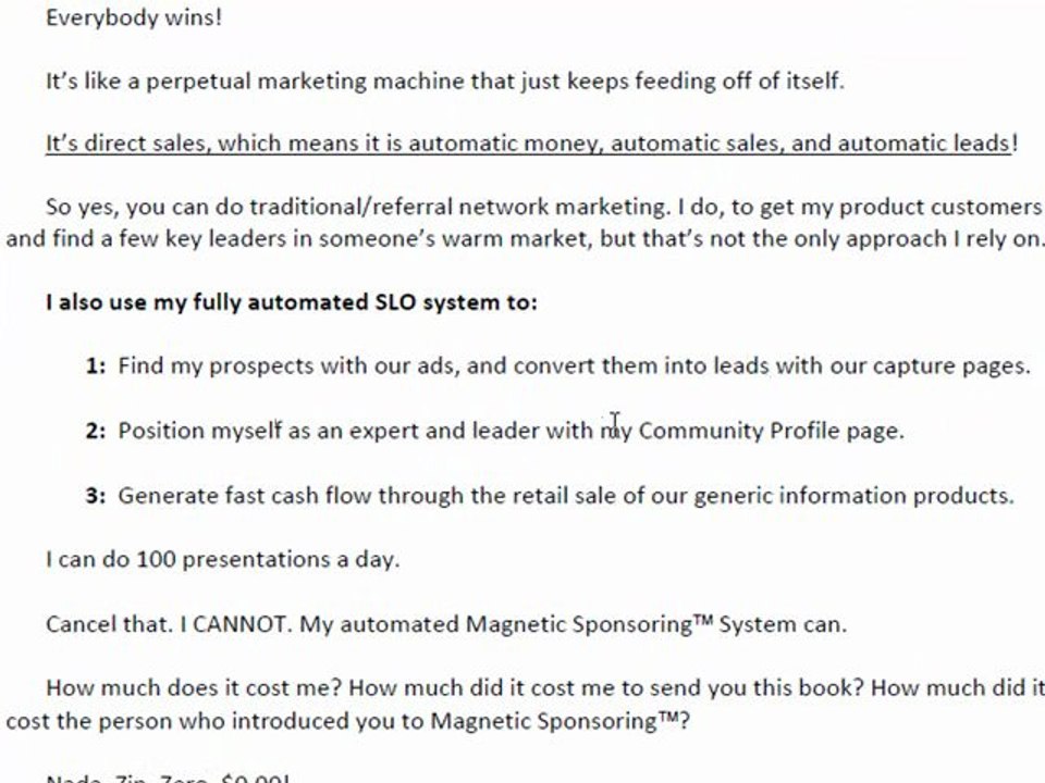 Behind The Scene: "Magnetic Sponsoring" by Mike Dillard