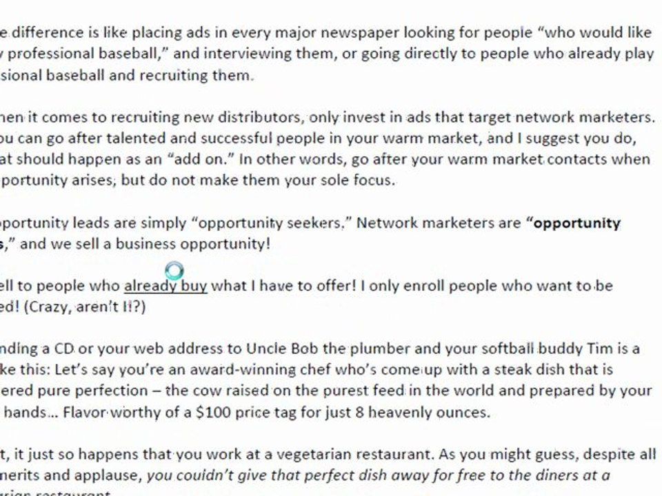 Behind The Scene: "Magnetic Sponsoring" by Mike Dillard