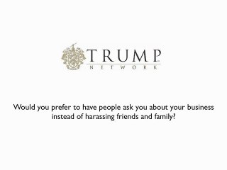 Trump Network Lead Generation System