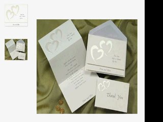 Wedding Invitation: Hearts of Pearl