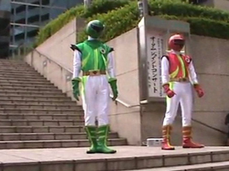 【小平発】地域宣伝隊「コダレンジャー」お披露目握手会　登場篇【ゆるキャラ】