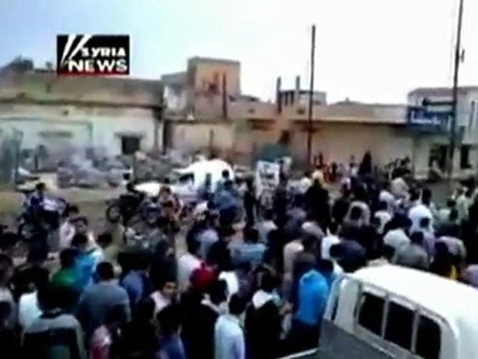 Marching for defectors in Syria