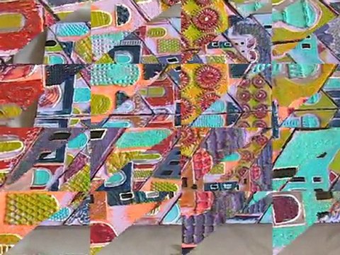 Djamila Belloul, Peintre. Festival d'art contemporain de Saint-Florent-sur-Auzonnet 2011