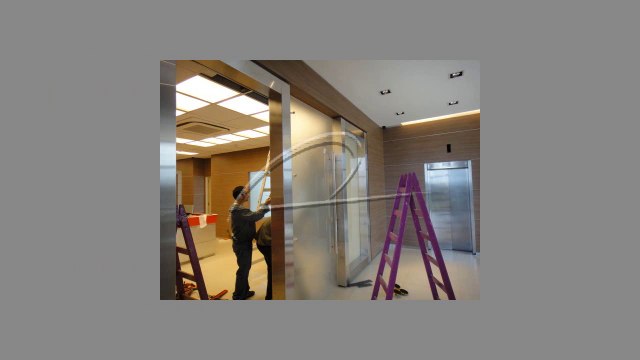 Montaje de Cristales Laminados y Puerta de Cristal Templado eco-alum®