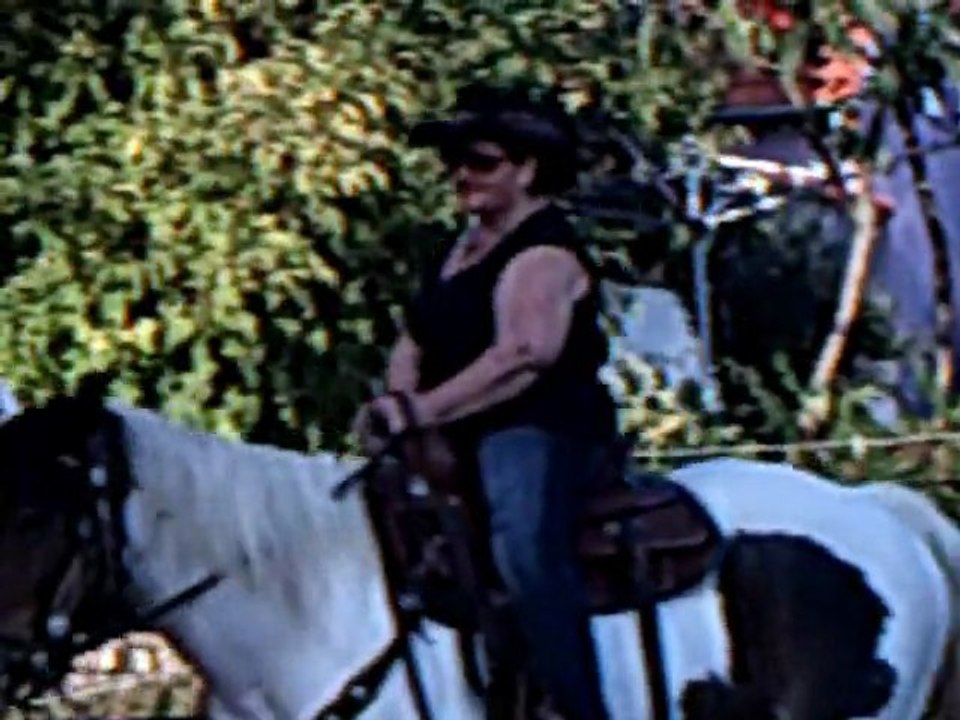 La countrygirl remonte a chaval après 40 ans