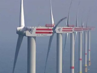 Parc éolien en Mer - Farshore Wind Farm - Belgique-Belgium