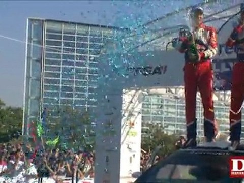 Le finish du rallye de France - Alsace à Strasbourg