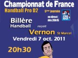 Handball ProD2 Billère Handball / SVM Vernon St Marcel