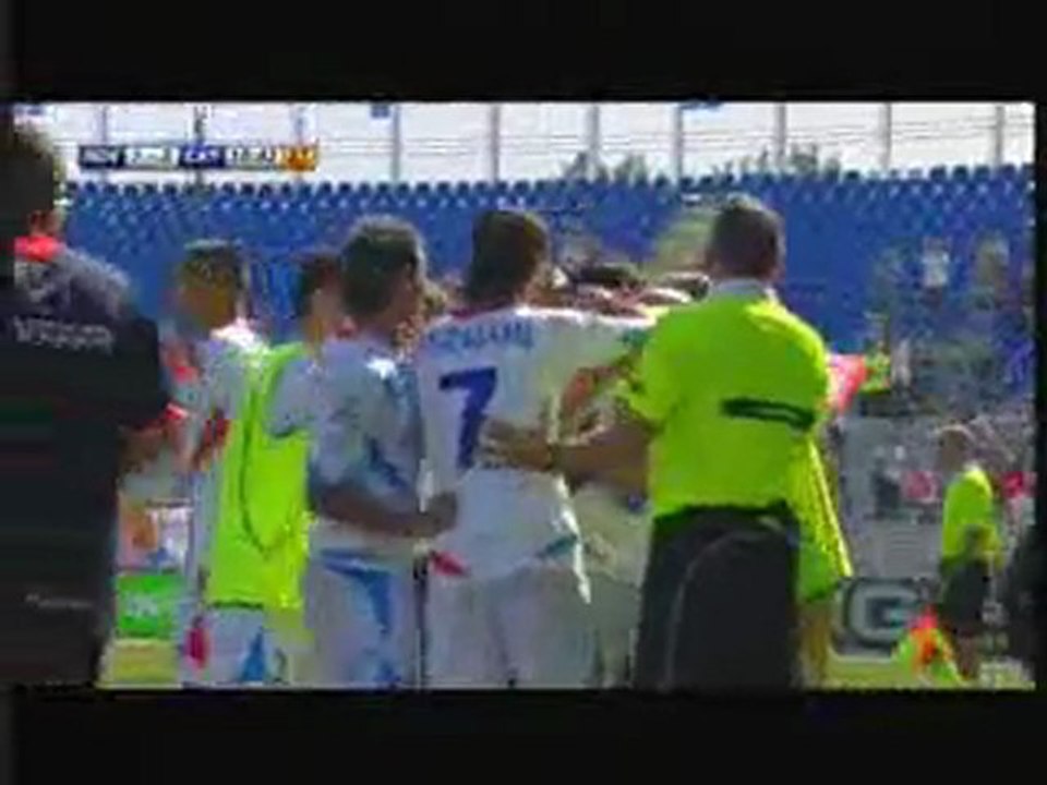 Novara-Catania: la splendida punizione di Lodi