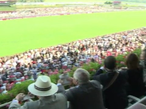 Dimanche élégant à Longchamp pour le prix de l'Arc de Triomphe