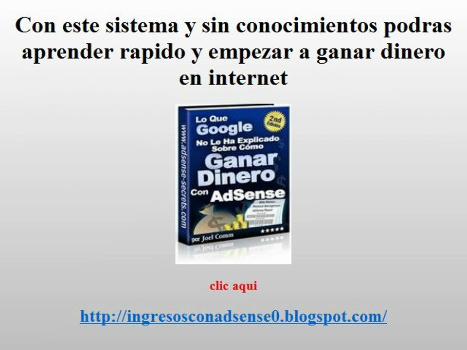 ingresos con adsense