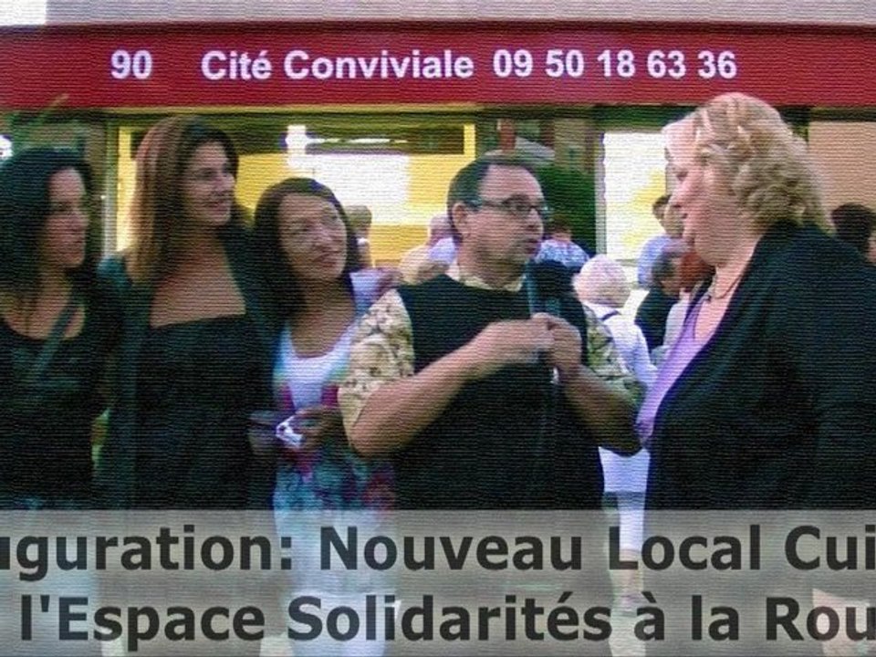 Nouveau Local Cuisine de l'Espace Solidarités - Inauguration